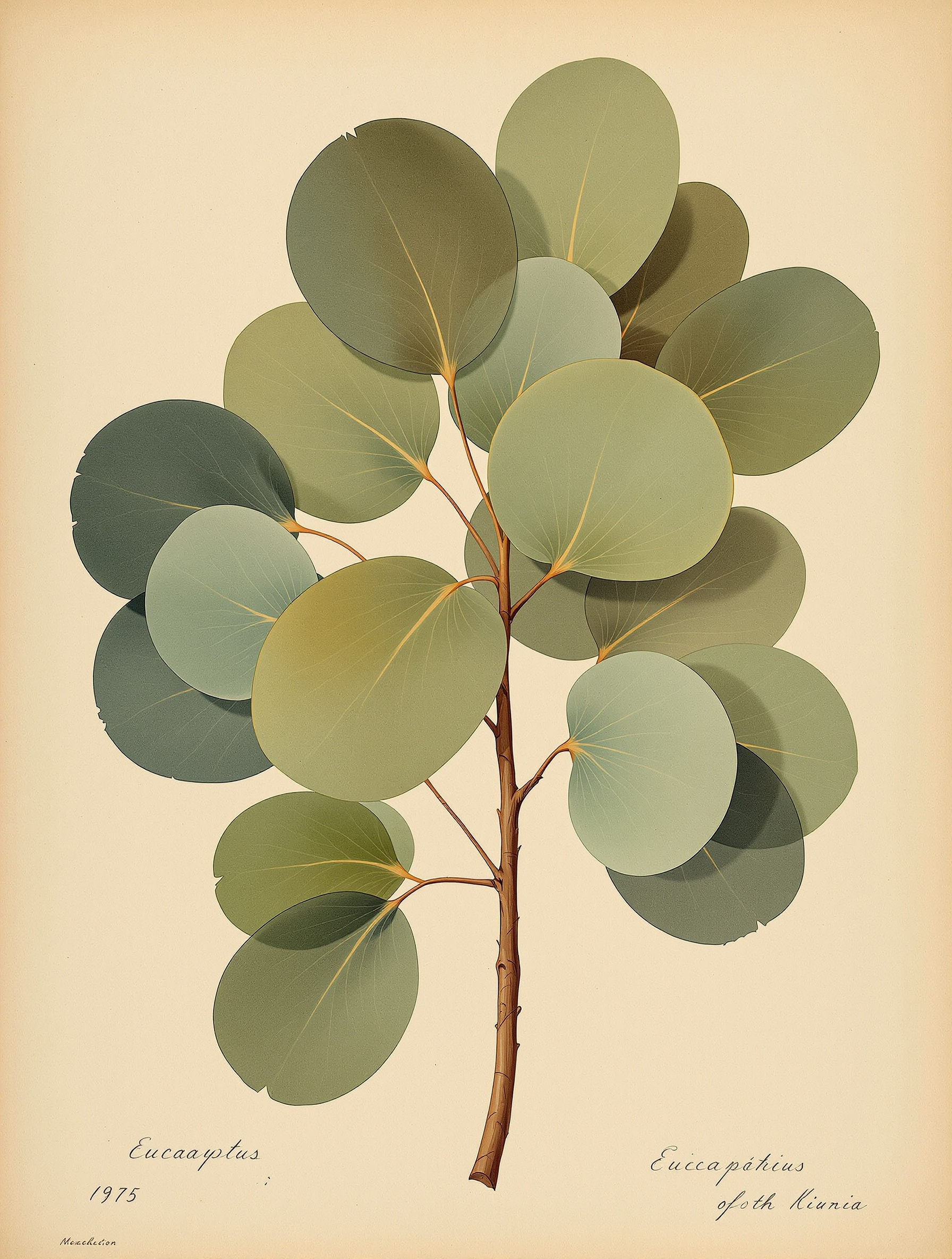 Planche botanique — Eucalyptus globulus